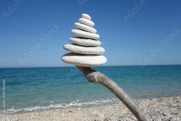 Fototapeta Sassi meditazione