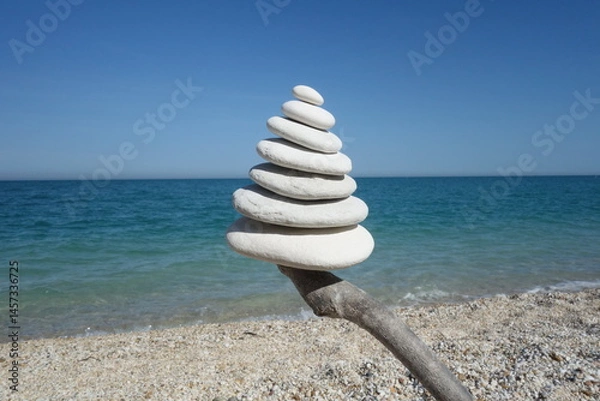 Fototapeta Sassi meditazione