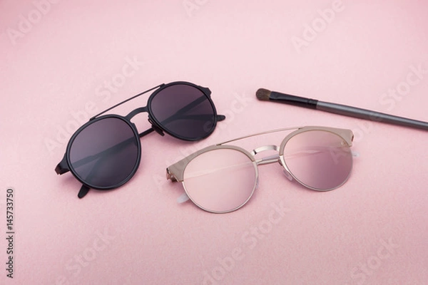 Obraz Highly Creative Sunglasses images with Props