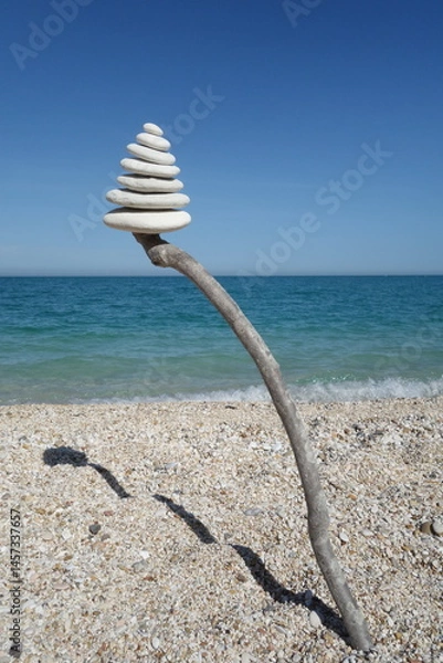 Fototapeta Sassi meditazione