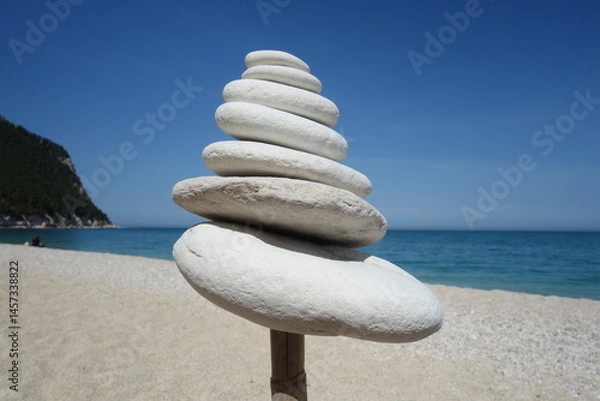 Fototapeta Sassi meditazione