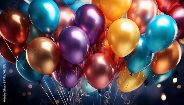 Obraz multicolored balloons