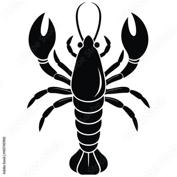 Obraz crayfish vector illustration