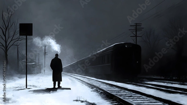 Obraz The Stranger on the Train