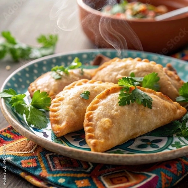 Obraz Hot empanadas. Fried pies. 