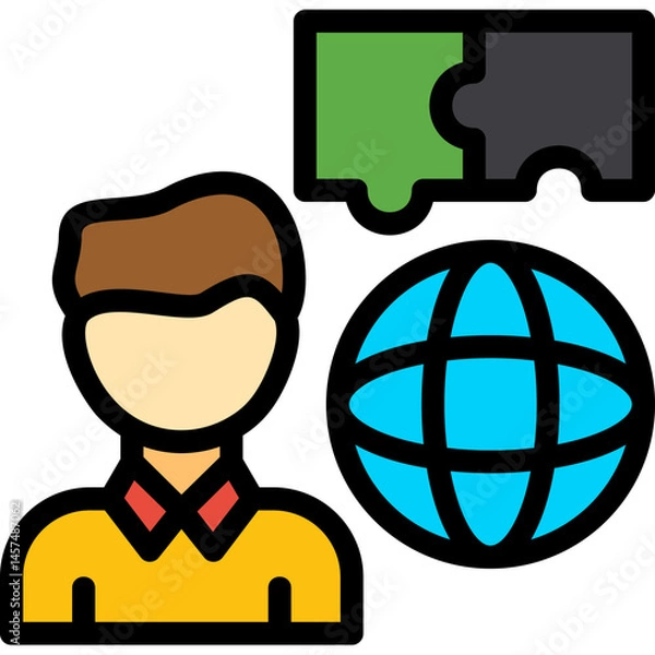 Fototapeta Journalistic Integrity Line Filled Icon