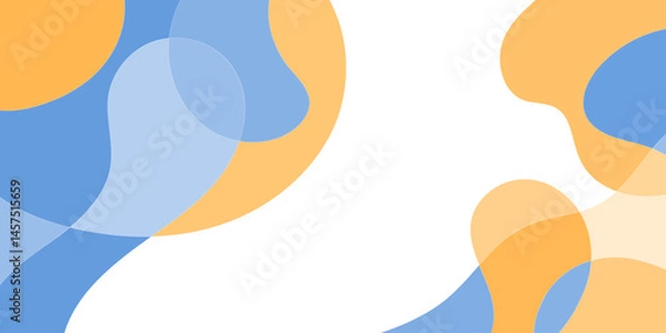 Fototapeta Vector Background of colorful liquid and fluid for summer collection, Cards, Posters, Flyers, Discs. Editable Background with Clipping Mask. Vector.