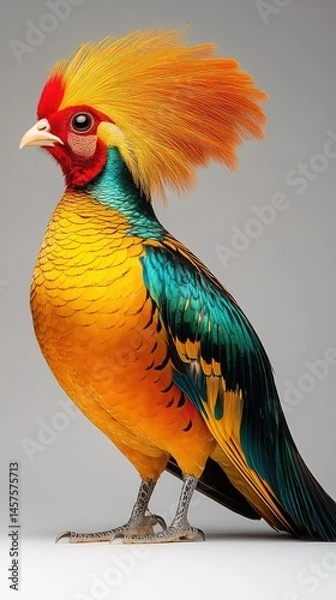 Fototapeta Vibrant Pheasant with Striking Colors