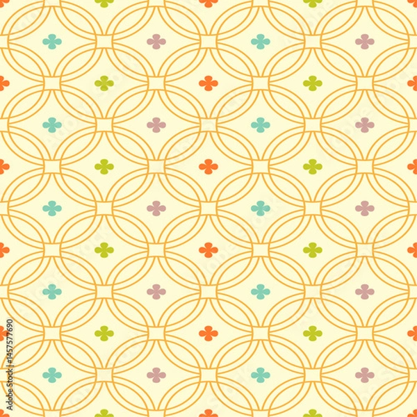 Fototapeta seamless pattern geometric vector