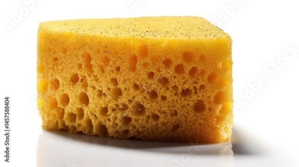 Fototapeta Close-up of a yellow sponge