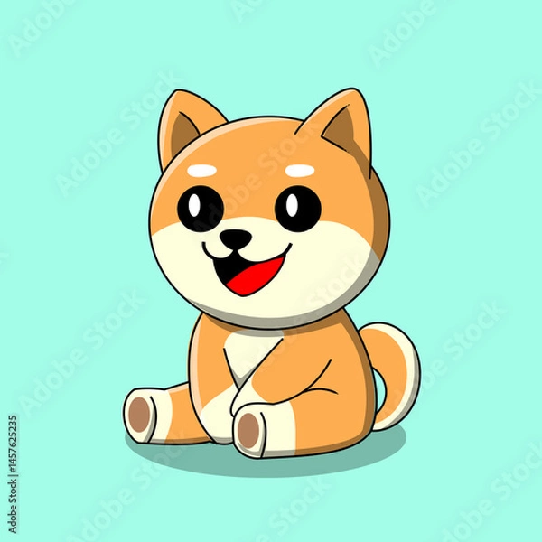 Fototapeta cat just shit