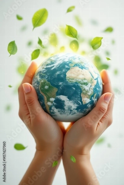 Fototapeta earth in hands