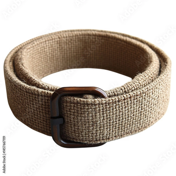 Fototapeta A Pet Safe Flea Collar with Natural Oils Earthy Brown Isolated on Transparent Background