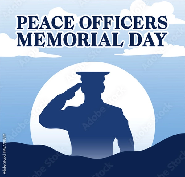 Obraz United States Peace Officers Memorial Day