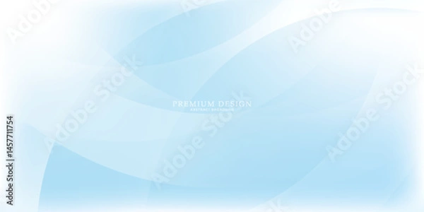 Obraz blue abstract background with smooth lines