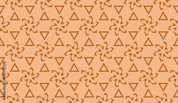 Obraz Vector design. Illustration with triangles line. Modern decorative background.