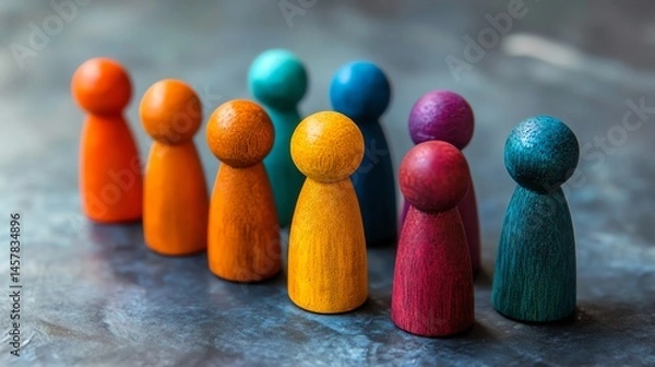Obraz Human resource management fosters employee well-being and productivity.