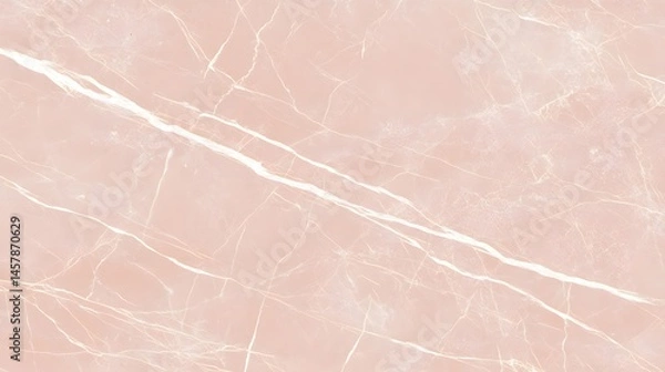 Fototapeta Pale pink marble surface with subtle veining.