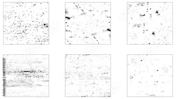 Fototapeta Grunge Urban Backgrounds set abstract, splattered , dirty, texture for your design. 
