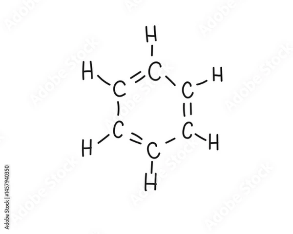 Fototapeta Chemistry Skeletal Structures and Molecules Vector
