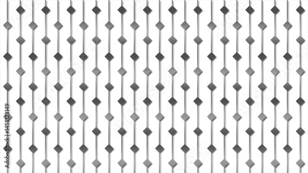 Fototapeta Black color Diamond shape pattern simple background, simple shapes background