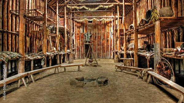 Obraz Native Indian Hut