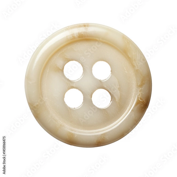 Obraz white button isolated on transparent background