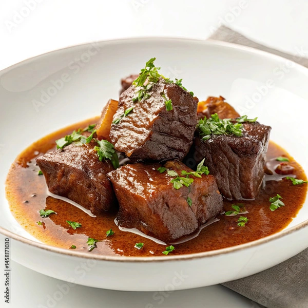 Obraz beef steak with vegetables