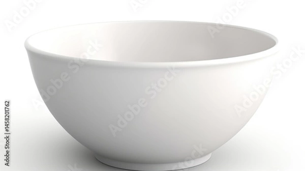 Fototapeta Round white bowl