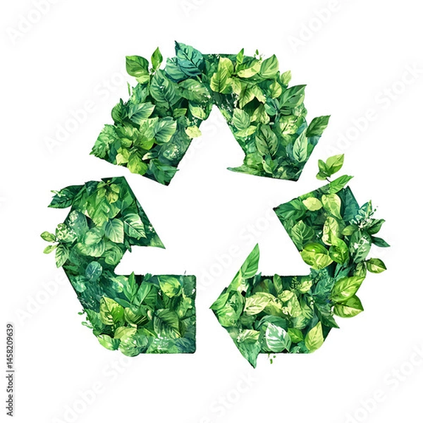 Obraz Zero Waste logo isolated on a white transparent background