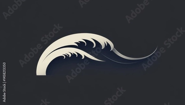 Obraz Abstract Ocean Wave Design