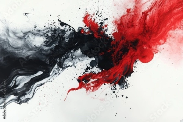 Obraz Abstract Art: Clash of Colors