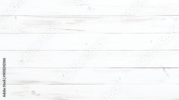 Fototapeta White wood planks texture background with vertical natural patterns for design art work and White wood pattern and texture for background
