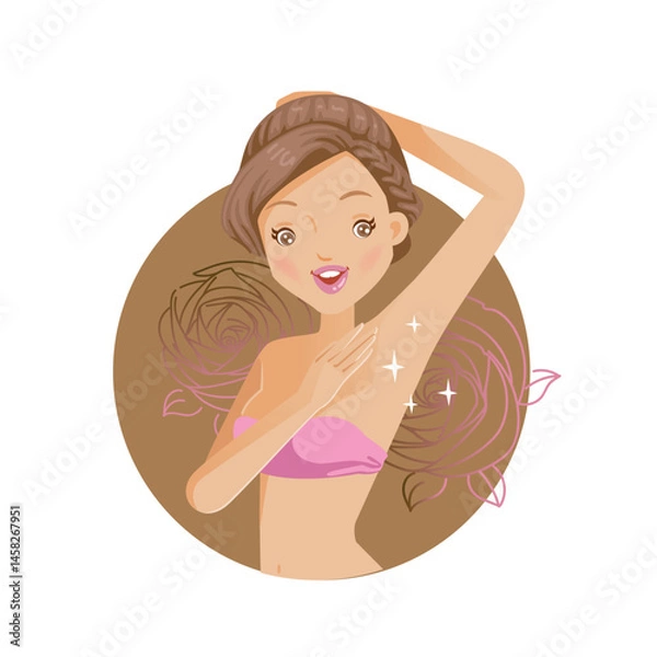 Fototapeta Smooth Armpits
