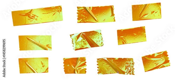 Fototapeta Abstract Decorative Iridescent Tape Strips Illustration for Scrapbooking and Design