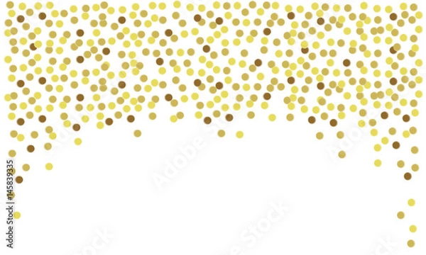 Obraz Gold confetti wedding