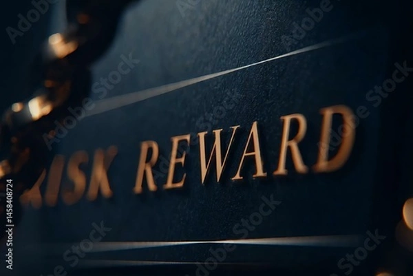 Obraz Risk and Reward Conceptual Design for Business and Finance Themes