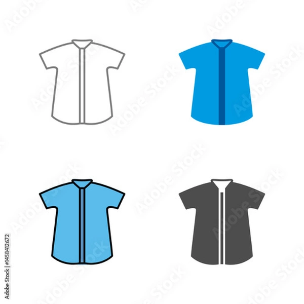 Obraz Check Shirt Vector Icon