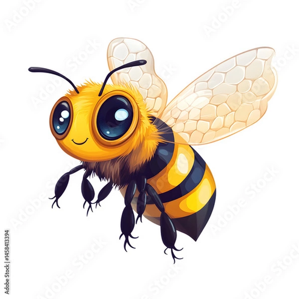 Fototapeta bee isolated transparent background
