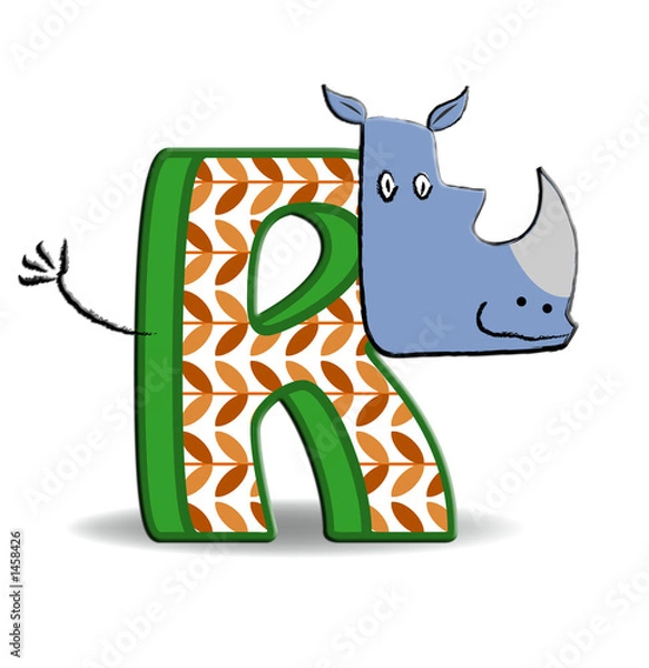 Fototapeta nosorożec