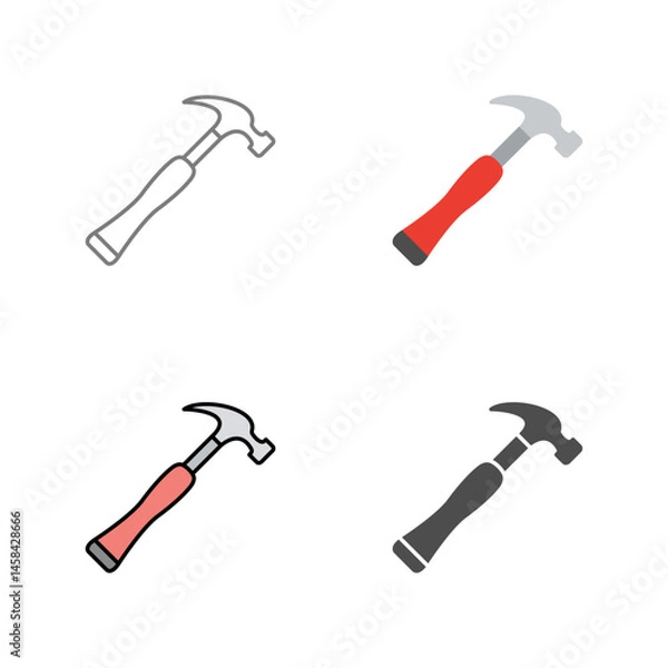 Obraz Nail Puller Vector Icon