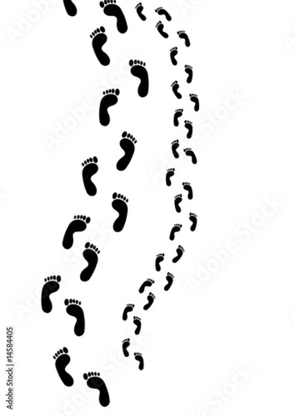 Obraz Fussabdrücke