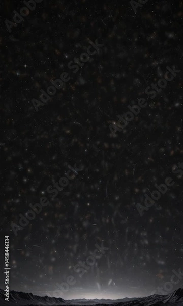 Fototapeta Vast, star-studded night sky; countless sparkling stars on deep black backdrop,  stars,  night scene,  celestial
