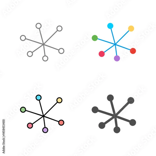 Fototapeta Intranet Vector Icon
