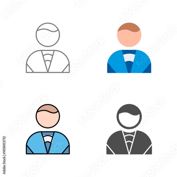 Fototapeta Man Vector Icon