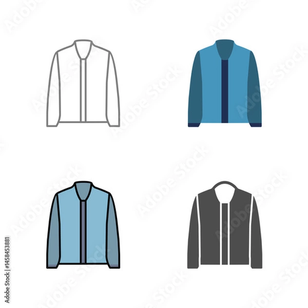 Fototapeta Jacket Vector Icon