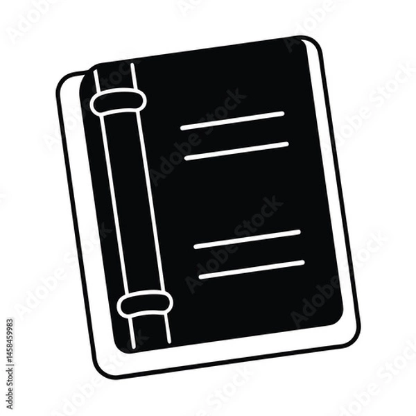 Fototapeta paper clip and paper clips