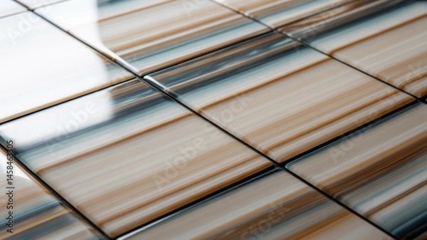 Obraz Striped Multicolor Ceramic Tiles