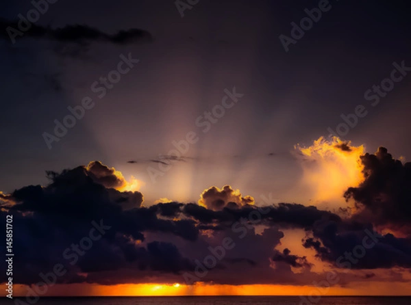 Obraz Sunset With Rays