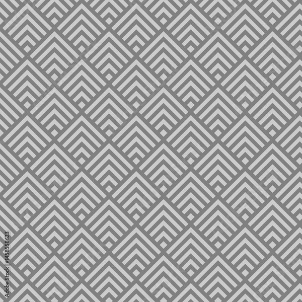 Fototapeta Geometric mountain seamless pattern design